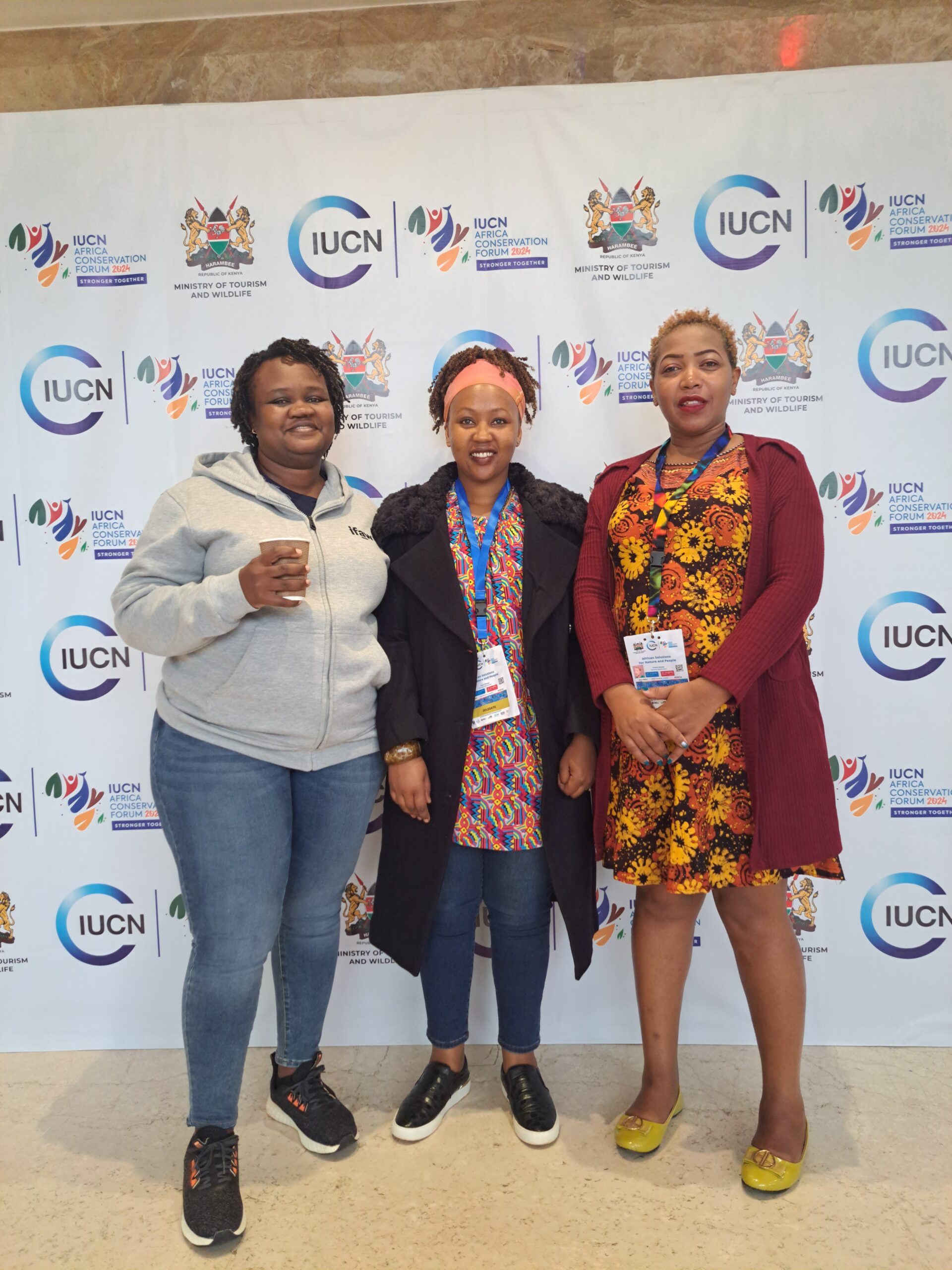 CESPAD representatives at the IUCN Africa Conservation Forum 2024